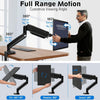 SoloArm Single Monitor Arm — Gas-Spring, Full Motion, VESA Mount