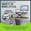 CompactRise Standing Desk Converter 32" – Black