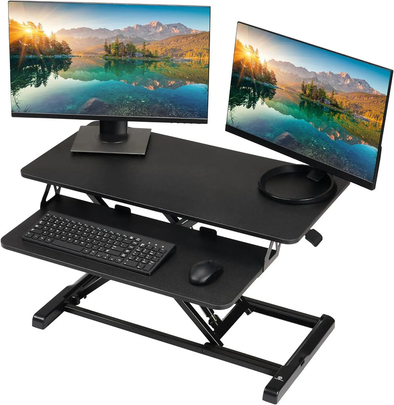 CompactRise Standing Desk Converter 32" – Black