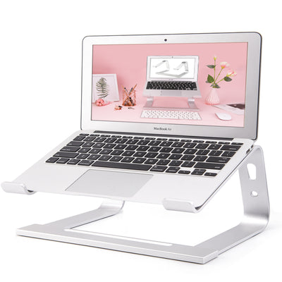 Elevate Pro Aluminum Laptop Stand — Ventilated, Foldable